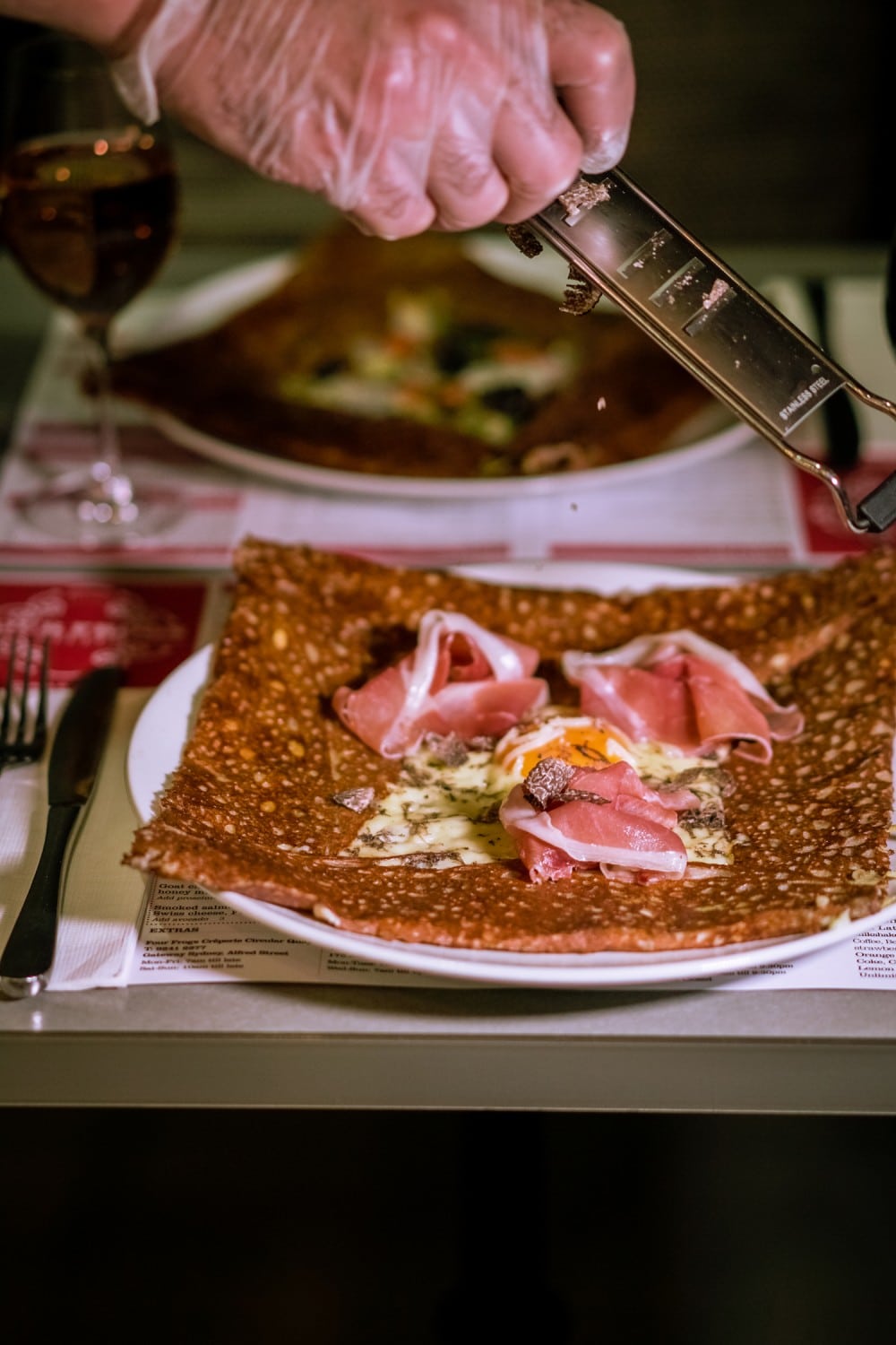 Four Frogs creperie > Truffle special galette