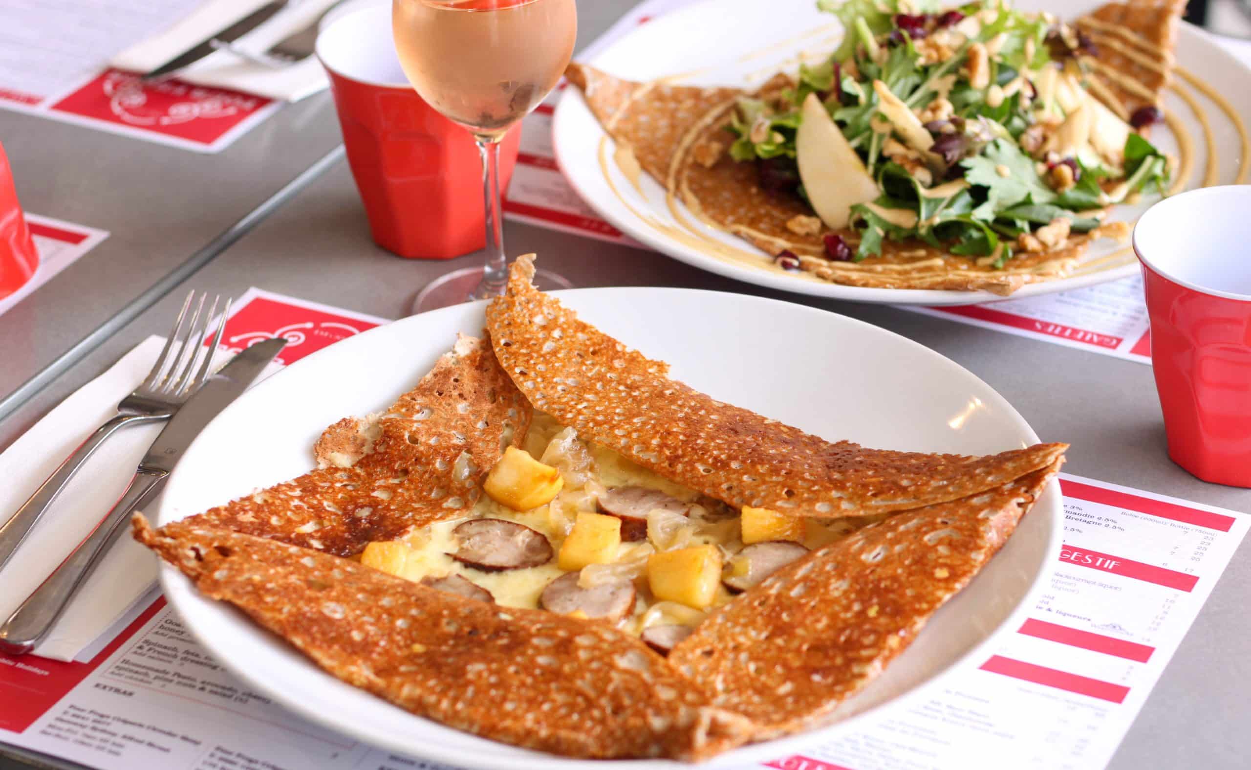 Four Frogs creperie - cider crepe