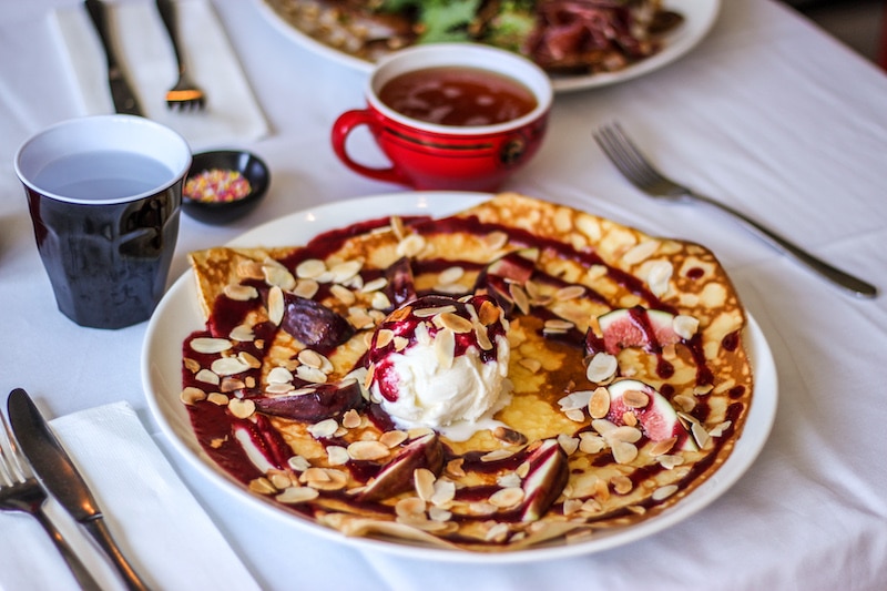 Four Frogs Creperie - figs crepe
