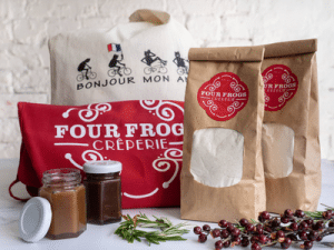 Four frogs creperie - gift box - diy box